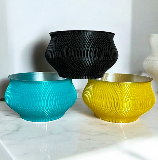 Woven Bowl Architecture Planter