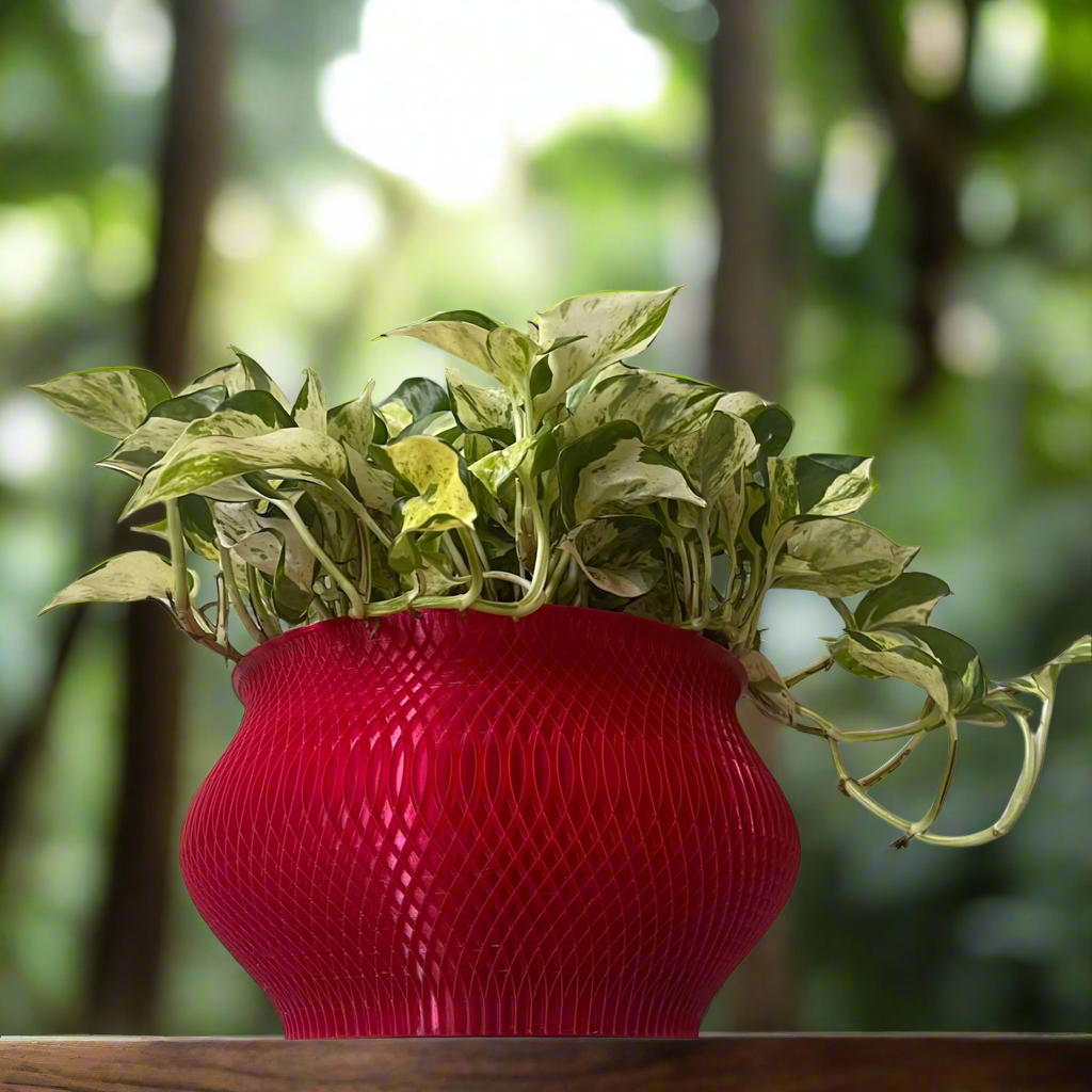 Woven Bowl Architecture Planter