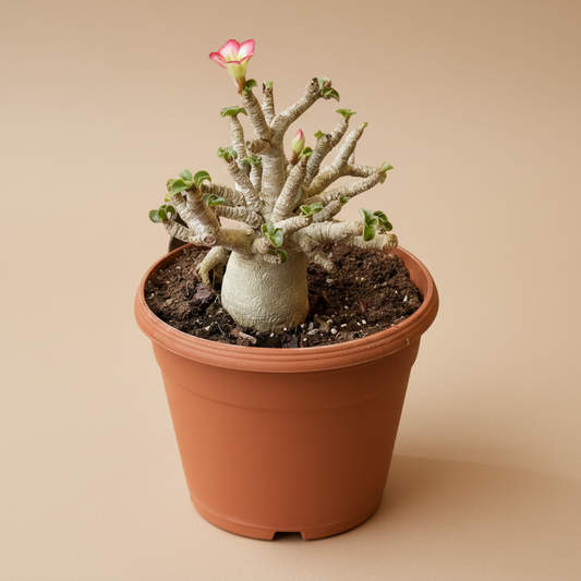Dorset Horn Adenium Arabicum - Desert Rose 6” Pot