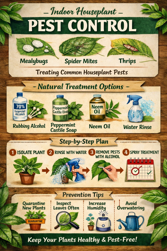 Indoor Houseplant Pest Control Guide