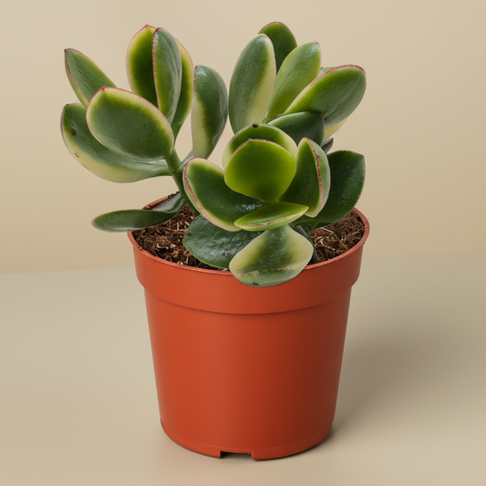 Succulent Crassula Jade Variegated