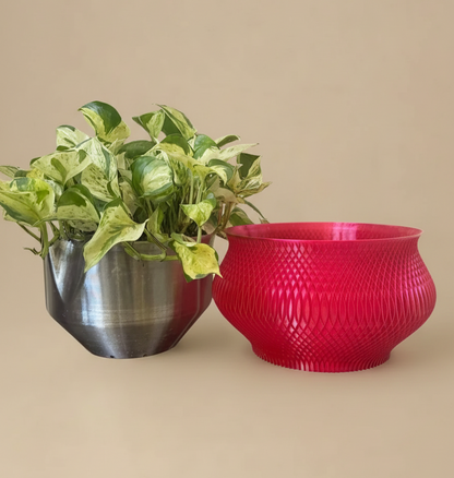 Woven Bowl Architecture Planter