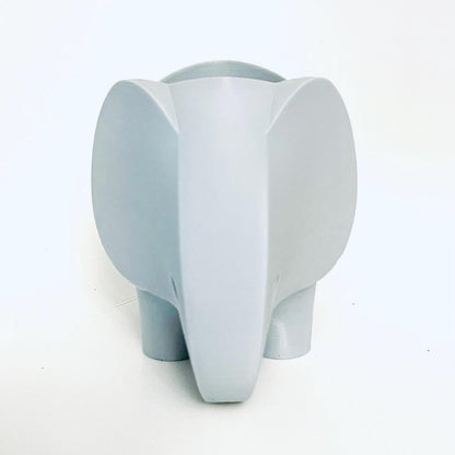 3D Printed Elephant Planter: Modern PLA Succulent Planter