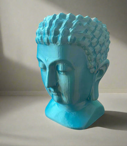 3D Printed Buddha Head Planter: Eco-Friendly Home Decor