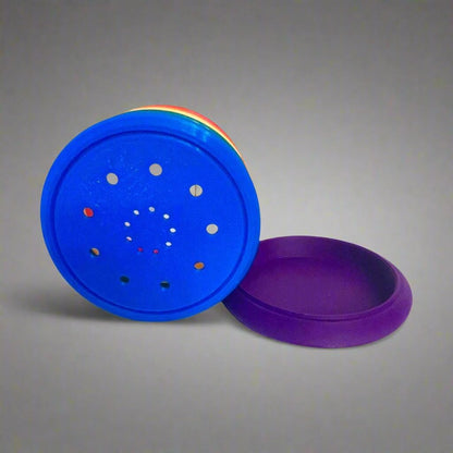 3D Printed Rainbow Planter: PLA with Built-In Drip Tray