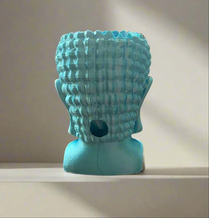 3D Printed Buddha Head Planter: Eco-Friendly Home Decor