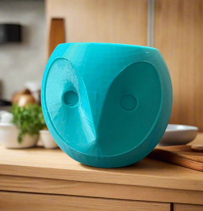 3D Printed Owl Planter: Modern Indoor Plant Pot