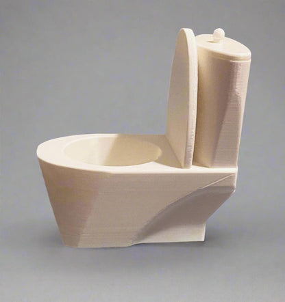 Toilet Bowl Planter: 3D Printed PLA Whimsical Plant Pot
