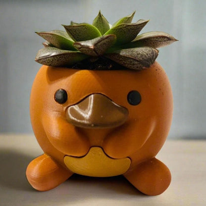 3D Printed Platypus Planter Pot: Playful Home Decor