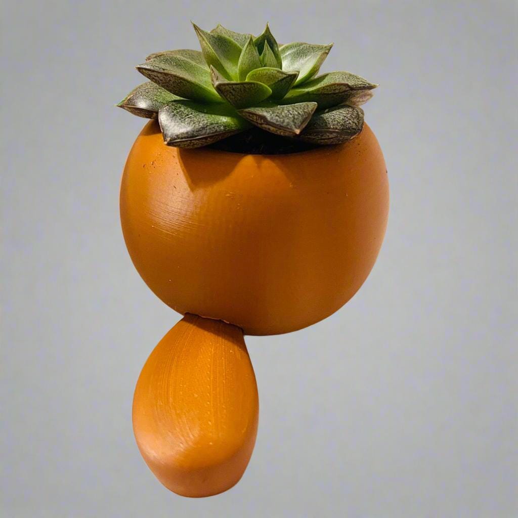 3D Printed Platypus Planter Pot: Playful Home Decor