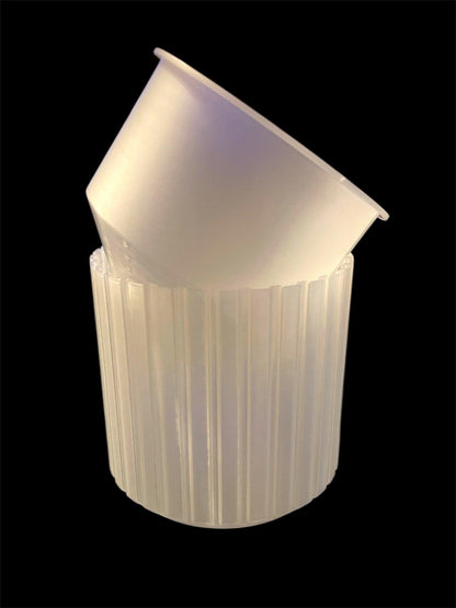 Clear Self-Watering Planter: 3D Printed Eco-Friendly Pot