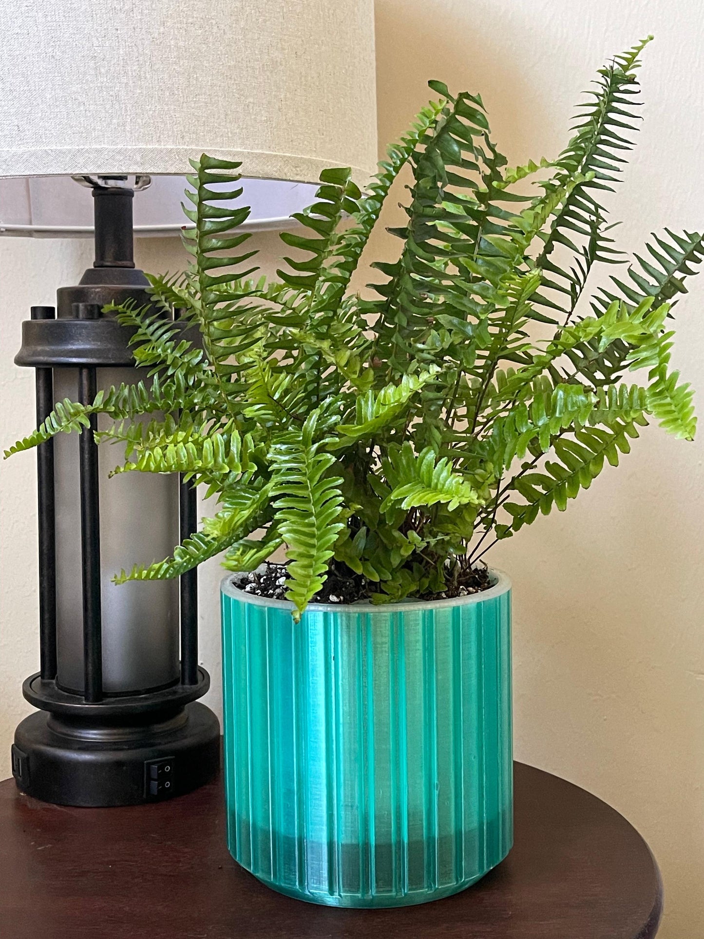 Clear Self-Watering Planter: 3D Printed Eco-Friendly Pot