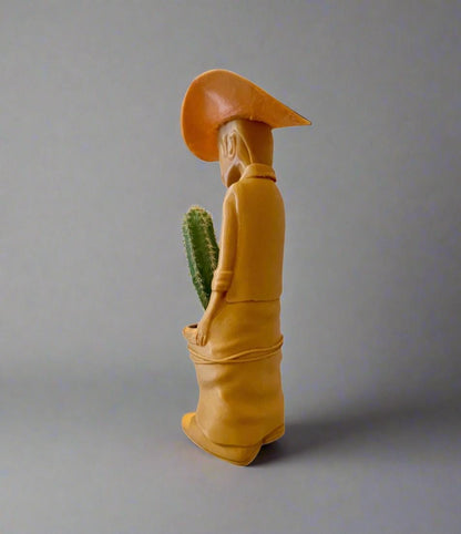 Naughty Cowboy Planter  3D Printed Funny Indoor Plant Pot, Succulent or Cactus Holder, Unique Gag Gift, Quirky Home Decor