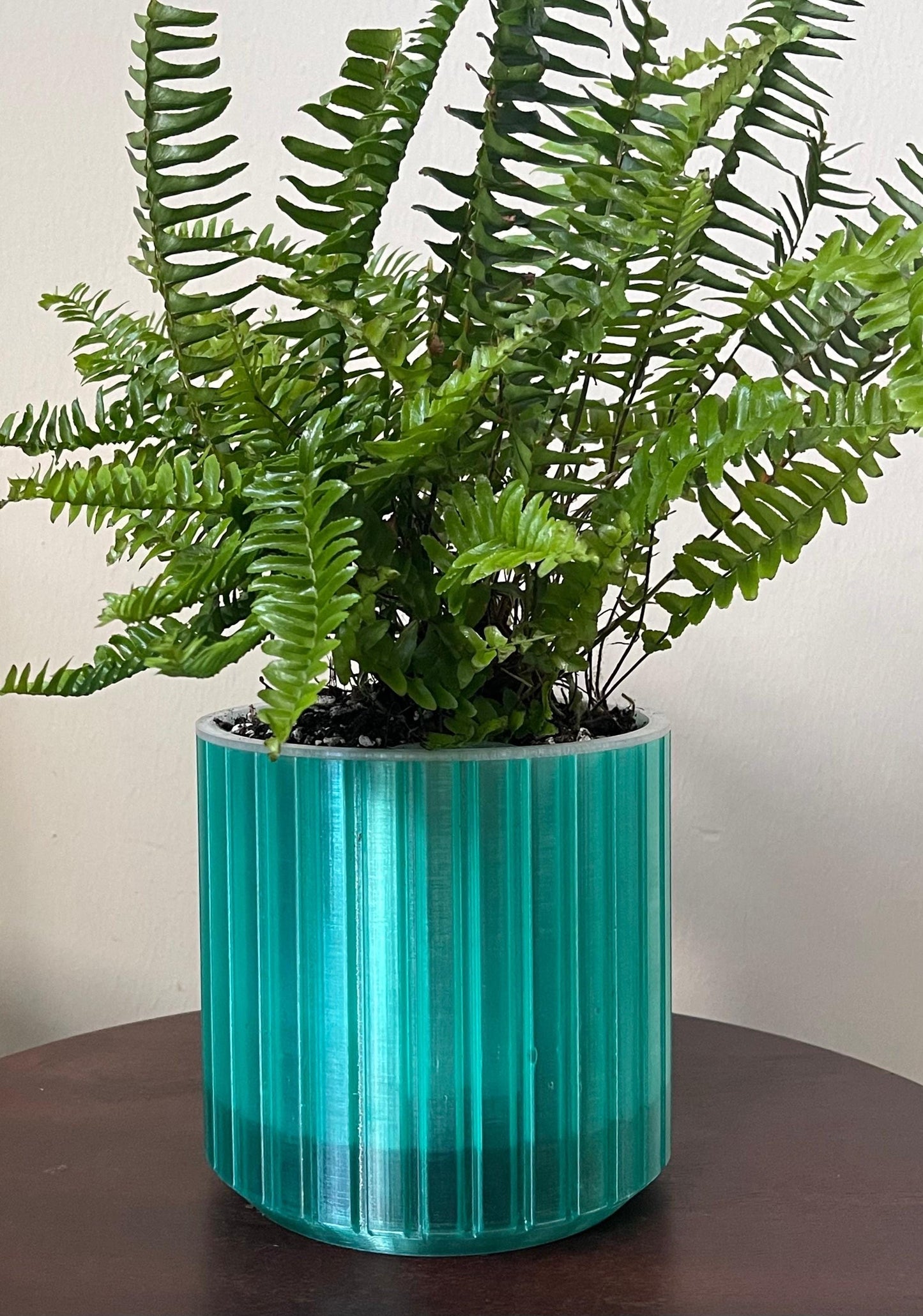 Clear Self-Watering Planter: 3D Printed Eco-Friendly Pot