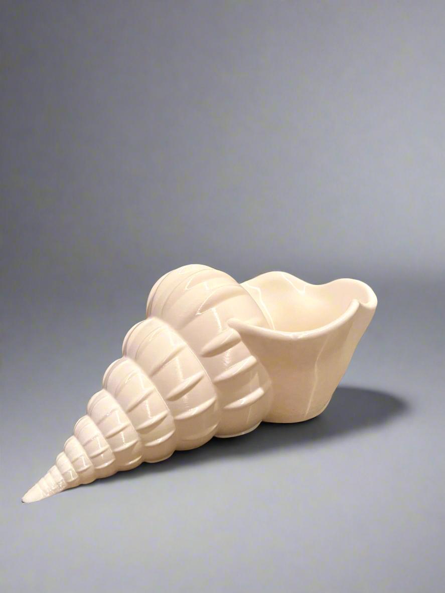 Conch Shell Planter Pot: Beach Coastal Home Decor