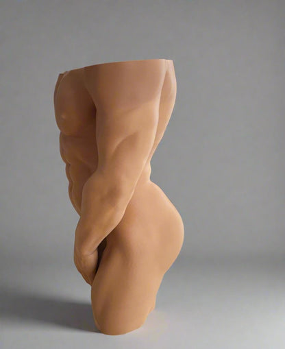 Adonis Torso Planter: 3D Printed Sculptural Home Decor