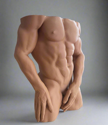 Adonis Torso Planter: 3D Printed Sculptural Home Decor