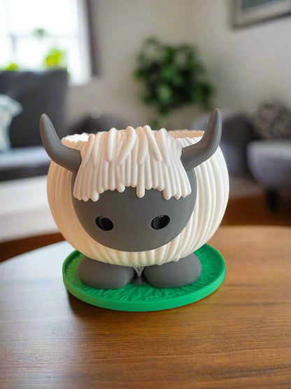 Sheep Planter with Drip Tray