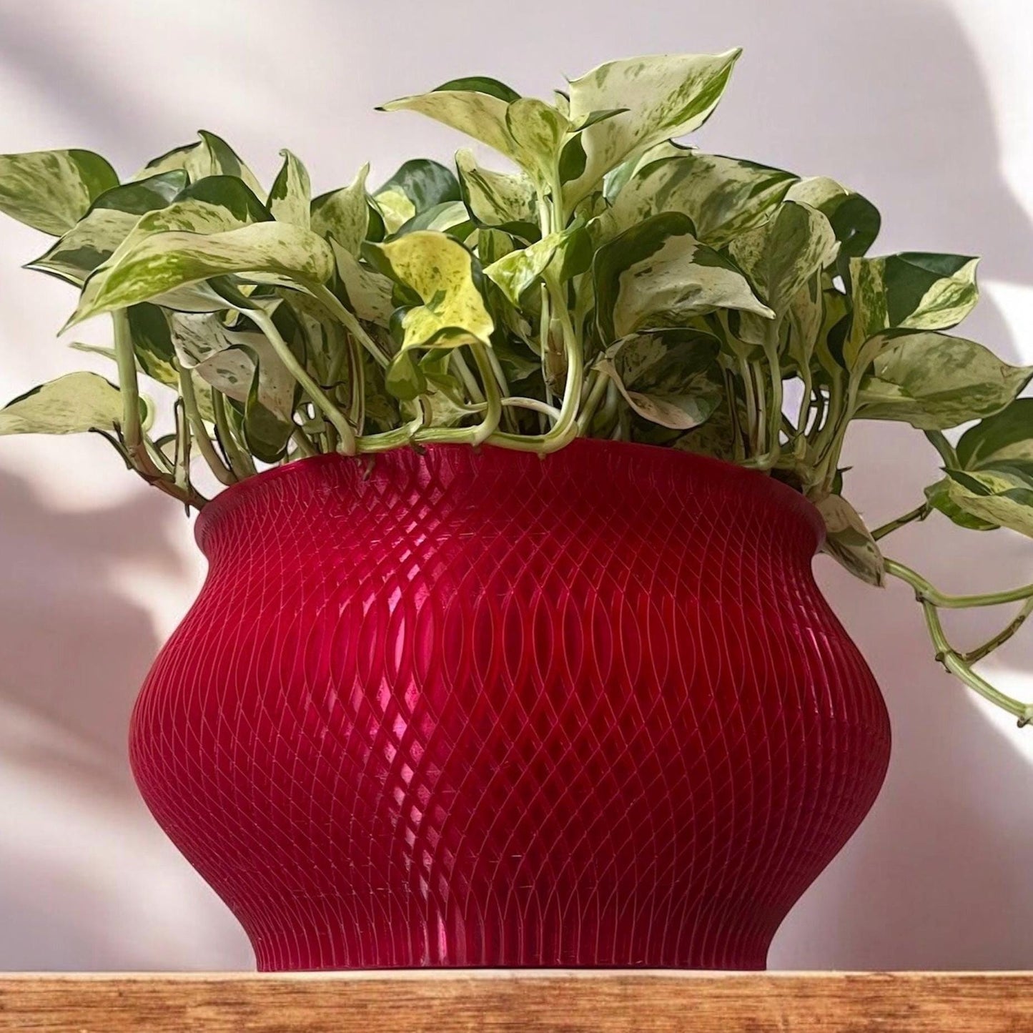 3D Printed Woven Bowl Planter: Modern Architecture Design
