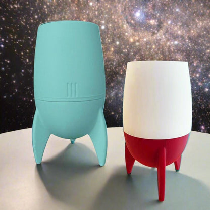 3D Printed Rocket Ship Planter Pot: Sci-Fi Space Decor