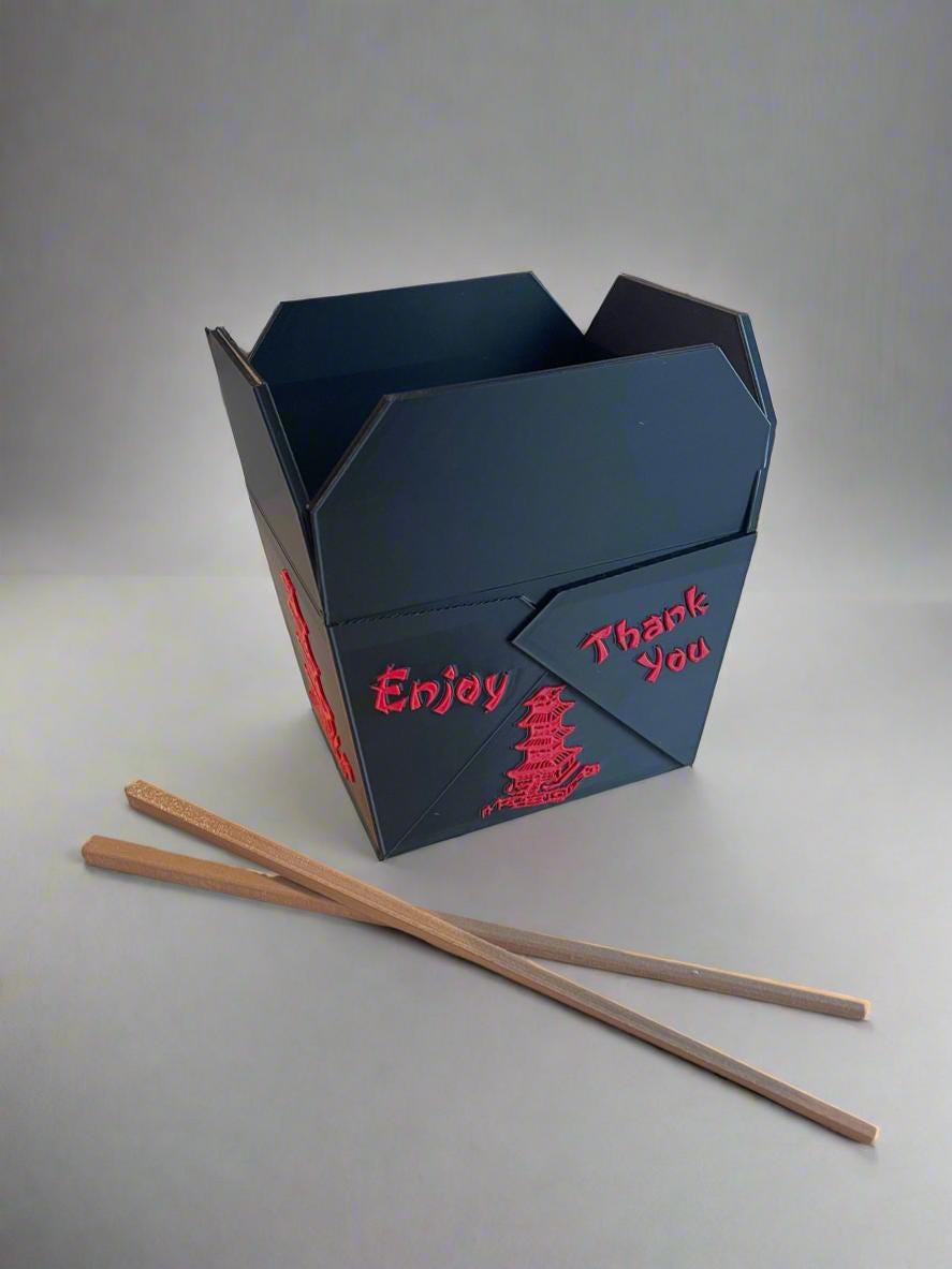 Chopstick Takeout Box Planter