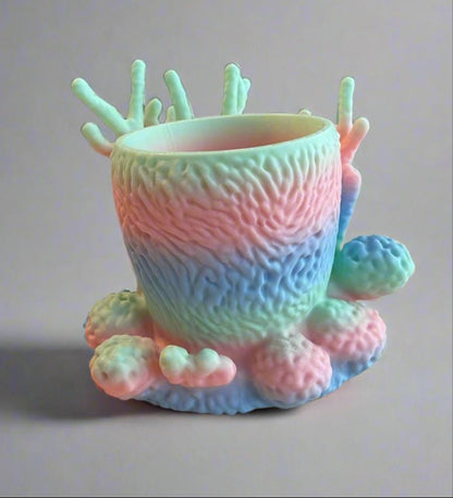 Under the Sea Planter: Ocean Beach Theme Planter 3d Printed