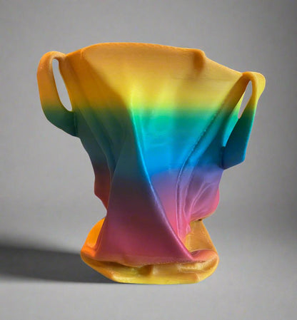 Tote Bag Planter Pot: 3D Printed PLA Indoor Planter