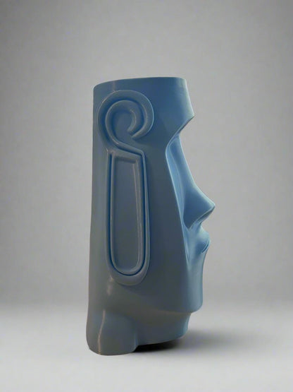 Easter Island Moai Planter: 3D Printed Stone Head Pot