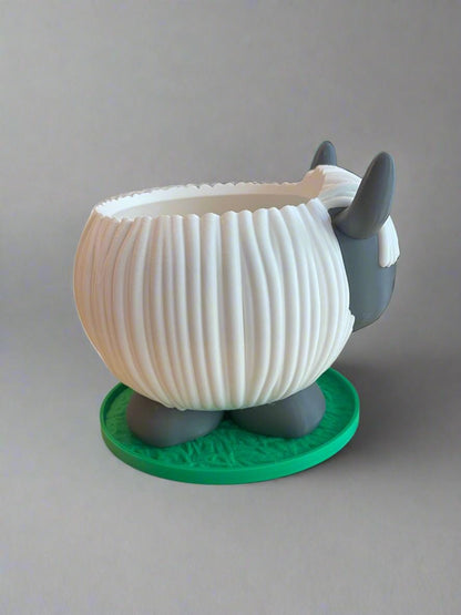 Sheep Planter with Drip Tray