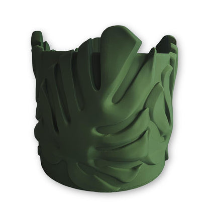 3D Printed Monstera Leaf Planter: Tropical Decor