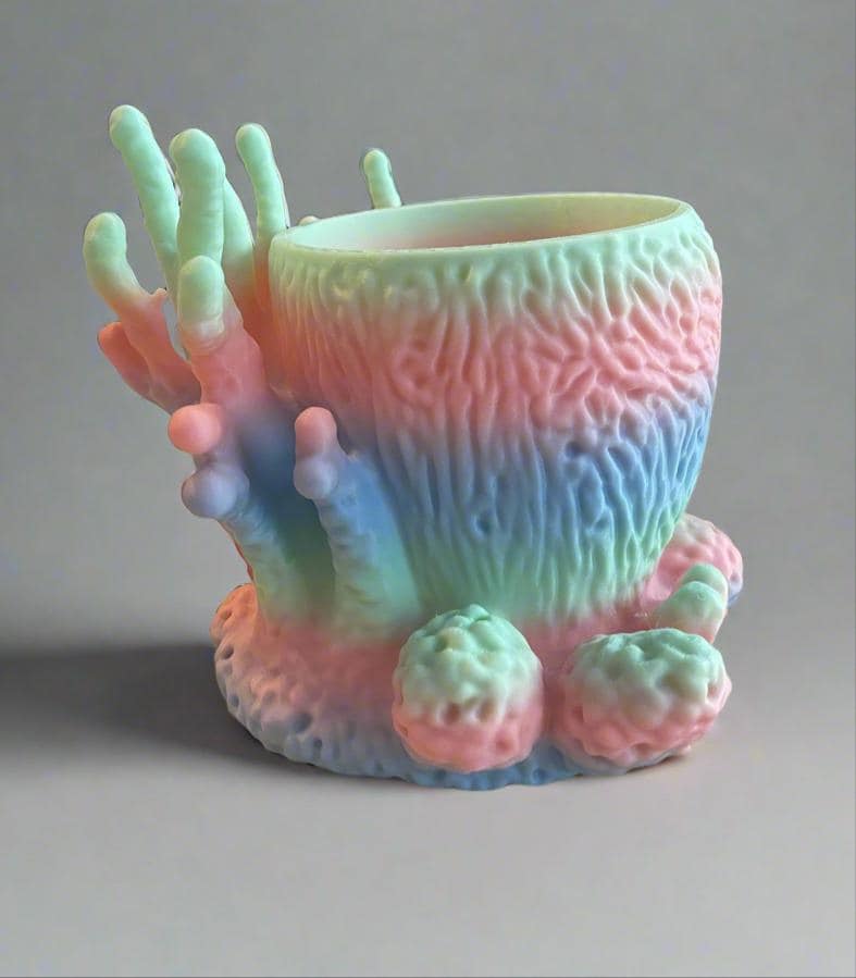 Under the Sea Planter: Ocean Beach Theme Planter 3d Printed