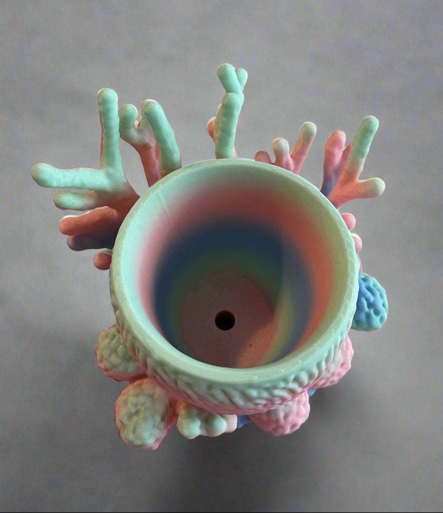 Under the Sea Planter: Ocean Beach Theme Planter 3d Printed