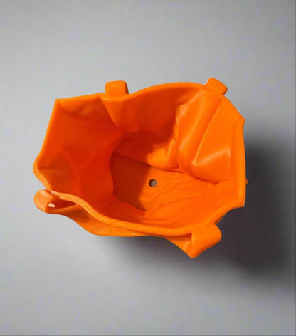 Tote Bag Planter Pot: 3D Printed PLA Indoor Planter