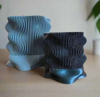 Unda Self Watering Geometric Planter