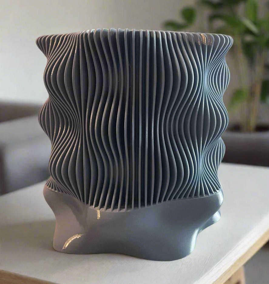 Unda Self Watering Geometric Planter